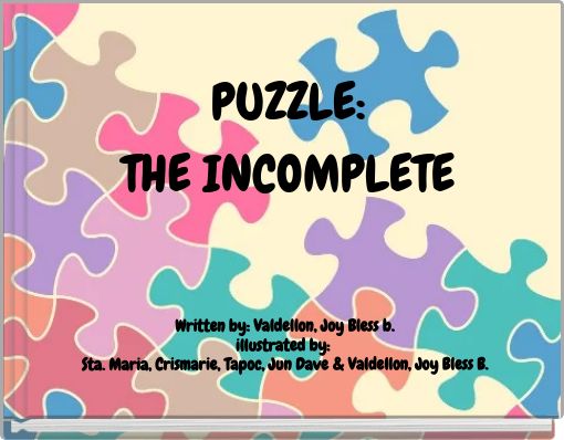 Front cover of 'PUZZLE: THE INCOMPLETE' 