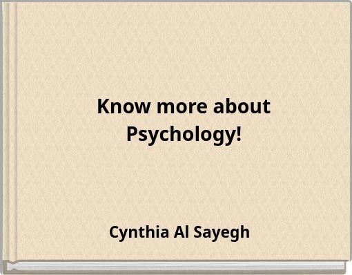 Know more about Psychology!