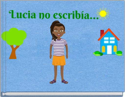Front cover of 'Lucia no escribía...' 