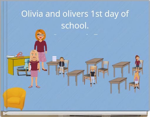 Olivia and olivers 1st day of school. By Savannah Fox.