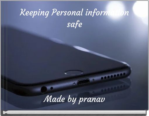 Front cover of 'Keeping Personal information safe' 