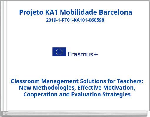 Projeto KA1 Mobilidade Barcelona 2019-1-PT01-KA101-060598