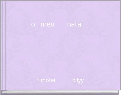 o meu natal