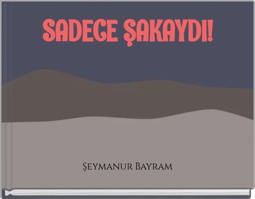 Front cover of 'SADECE ŞAKAYDI!' 