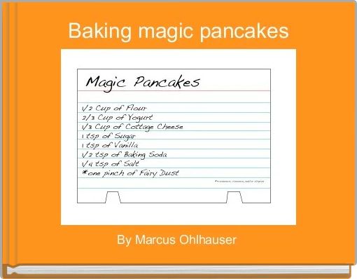 Front cover of 'Baking magic pancakes' 