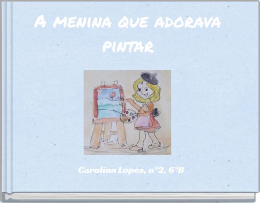 A menina que adorava pintar