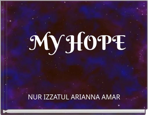 Front cover of 'MY HOPE' 