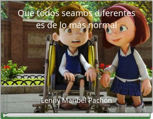 Que todos seamos diferentes es de lo más normal