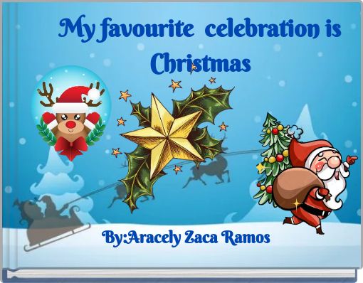 Front cover of 'My favourite celebration is Christmas' 