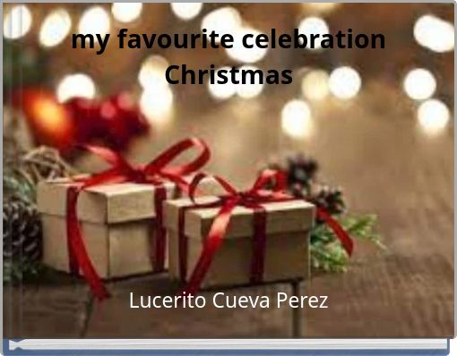 Front cover of 'my favourite celebration Christmas' 