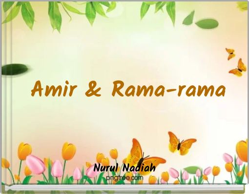 Front cover of 'Amir & Rama-rama' 
