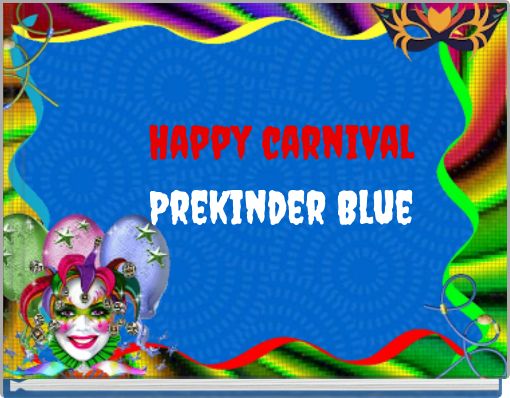 Happy carnival Prekinder Blue