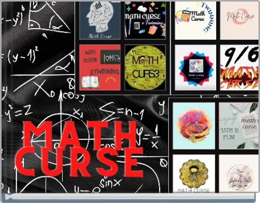 Book Cover for: MATH CURSE STORY an Adventure in the world
