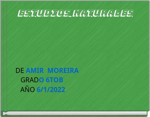 ESTUDIOS NATURALES