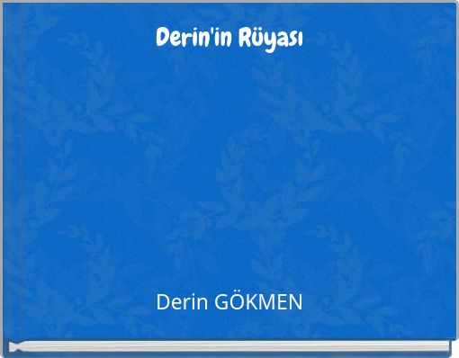 Front cover of 'Derin'in Rüyası' 