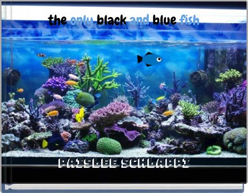Book Cover for: the only black and blue fish