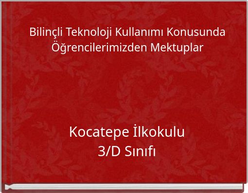 Kocatepe İlkokulu 3/D Sınıfı