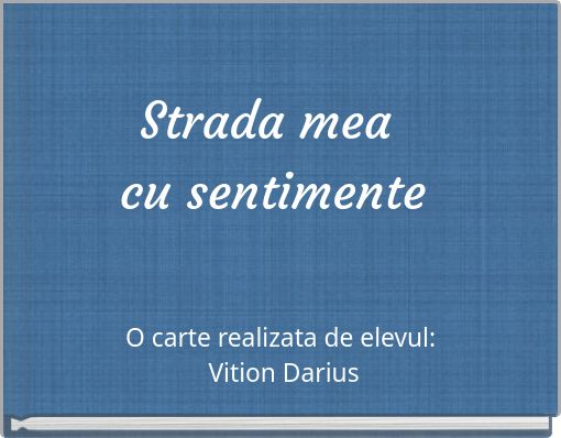 Strada mea cu sentimente