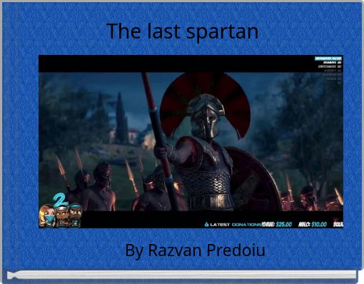 Front cover of 'The last spartan' 