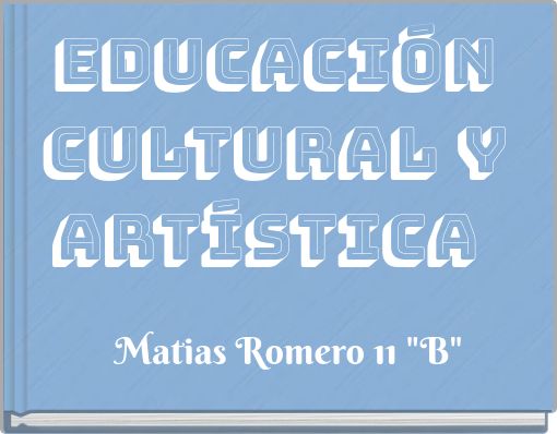 EDUCACI&Oacute;N CULTURAL Y ART&Iacute;STICA