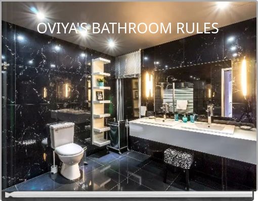Front cover of 'OVIYA'S BATHROOM RULES' 