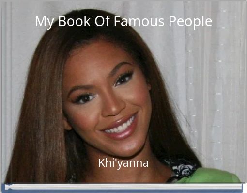 My Book Of Famous People
