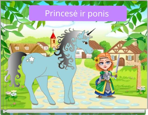 Front cover of 'Princesė ir ponis' 