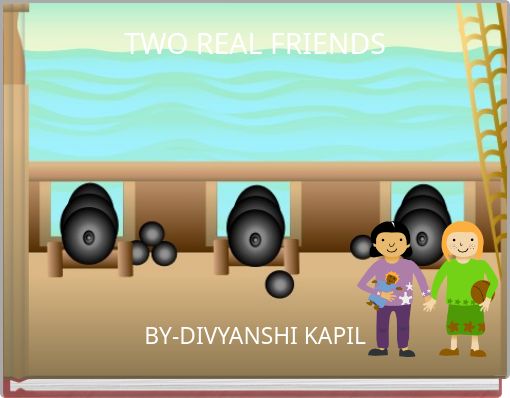 Book Cover for: TWO REAL FRIENDS