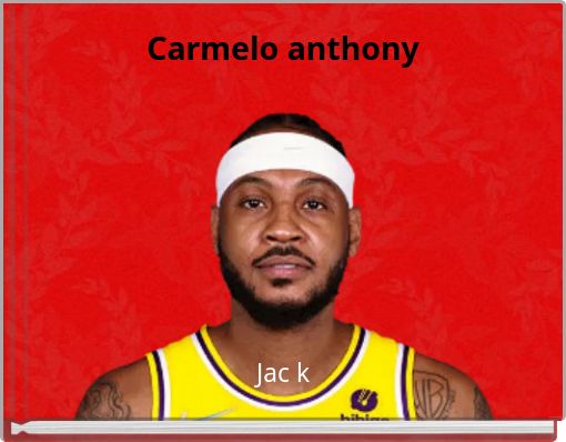 Front cover of 'Carmelo anthony' 