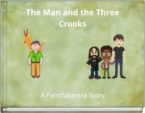 Book Cover for: The Man and the Three Crooks