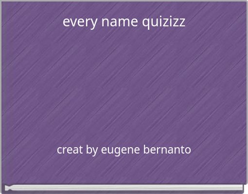 every name quizizz
