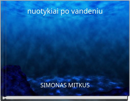 Front cover of 'nuotykiai po vandeniu' 