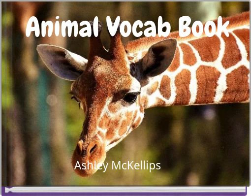 Book Cover for: Animal Vocab Book