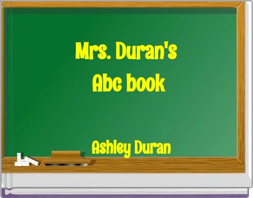 Mrs. Duran's Abc book