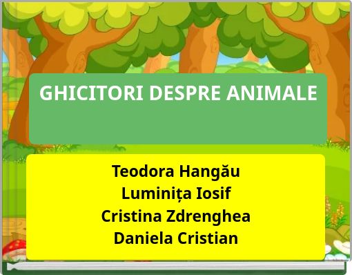 GHICITORI DESPRE ANIMALE