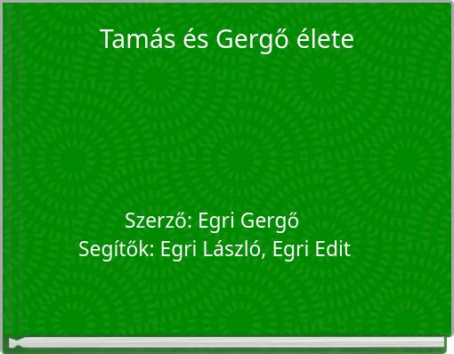 Tamás és Gergő élete