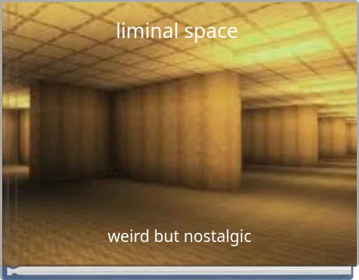 Front cover of 'liminal space' 