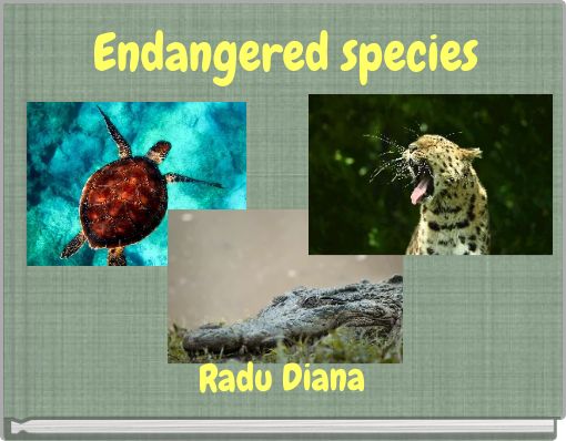 Front cover of 'Endangered species' 