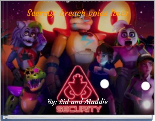 Front cover of 'Secrety breach voice lines' 
