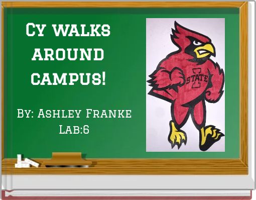 Cy walks around campus!