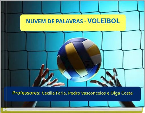 Front cover of 'NUVEM DE PALAVRAS - VOLEIBOL' 