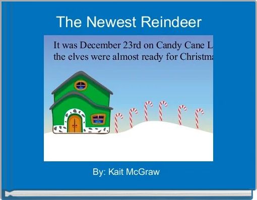 Front cover of 'The Newest Reindeer' 