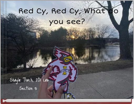Red Cy, Red Cy, What do you see?