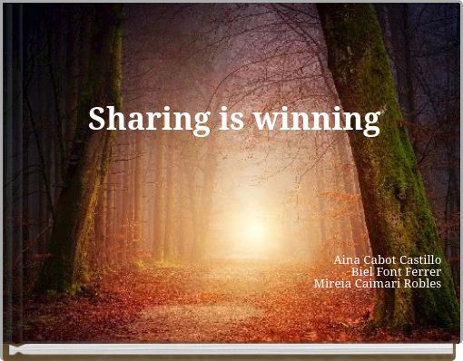 Sharing is winning