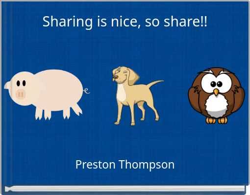 Sharing is nice, so share!!