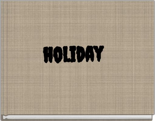Front cover of 'holiday' 