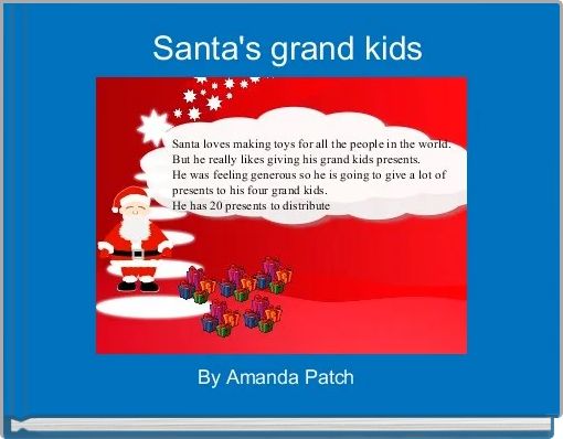 Front cover of ' Santa's grand kids' 