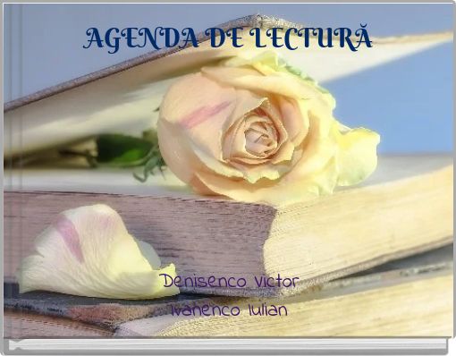 AGENDA DE LECTURĂ