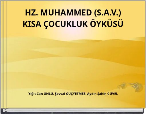 Front cover of 'HZ. MUHAMMED (S.A.V.) KISA ÇOCUKLUK ÖYKÜSÜ' 