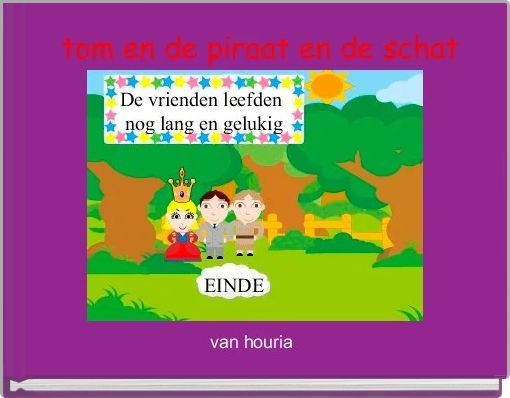 Front cover of 'tom en de piraat en de schat' 